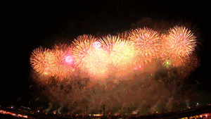 Gif animé feux d'artifices 92